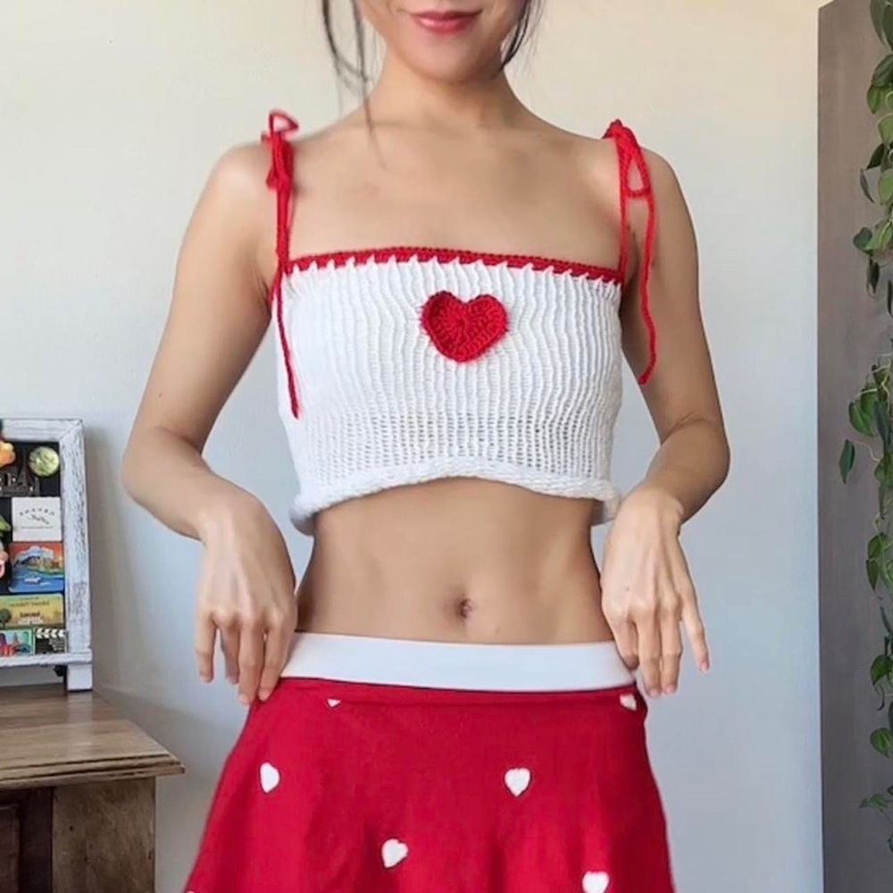 Crochet Heart Tank ♥️